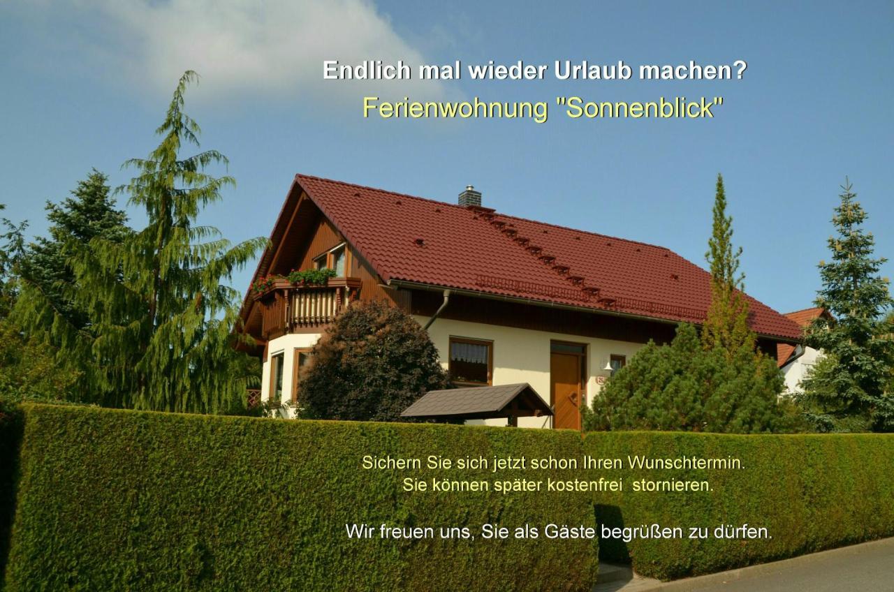 Ferienwohnung Sonnenblick บิสชอฟส์แวร์ดา ภายนอก รูปภาพ